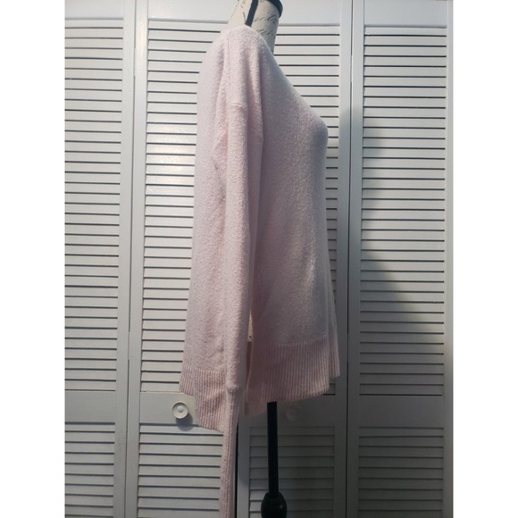 Lou & Grey Soft Knit Sweater Women's Size XS Blush Pink Long Sleeve Pullover - Picture 3 of 8